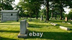 (1) Burial Interment Plot Grave Parkholm Cemetery LaGrange Park, Illinois