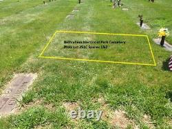2 Burial Graves Sites Plots-Bethlehem Memorial Park Cemetery