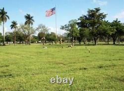 2 Cemetery Plots Side By Side In Lauderdale Memorial Park Ft Lauderdale Florida