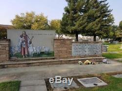 2 Cemetery Sites (double niche for ashes) East Lawn Elk Grove Memorial Park, CA
