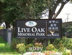 2 Person Cemetary Plot at Live Oak Memorial Park in Monrovia, CA