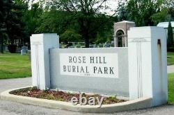 3 Cemetery Plots-rose Hill Burial Park- Akron, Ohio