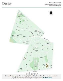 4 Cemetery Lots includes Bongboon Pkg National Memorial Park Falls Church, VA
