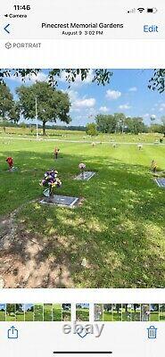 4 Cemetery Plots-McLaurin at Pinecrest Memorial Park, Clayton, NC-side by side