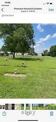 4 Cemetery Plots-McLaurin at Pinecrest Memorial Park, Clayton, NC-side by side