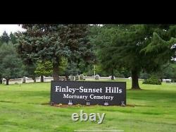 Burial plot in Finley Sunset Hills Memorial Park