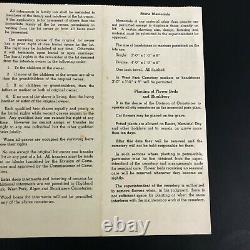 CLEVELAND, OH West Park Cemetery Burial Plot Purchase Rolinson 1954 Document VTG