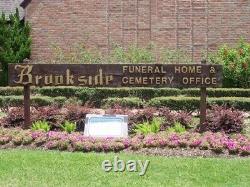 Cemetery / Burial Plot Brookside Memorial Park Houston Tx 77039