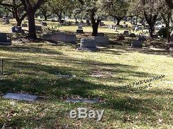 Cemetery plots in Forest Park Lawndale Houston Tx. Room for 2 gravesites
