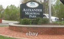 Cemtery burial plot Alexander Memorial Park Last Supper area Evansville Indiana