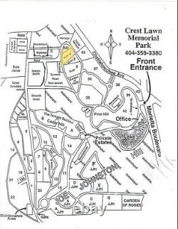 Crest Lawn Memorial Park Double Cemetery plots For Sale in Atlanta, GA