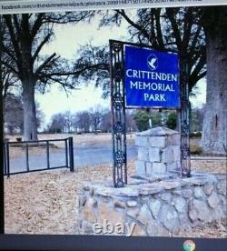 Crittenden Memorial Park Single Cemetery Plot Catholic Section