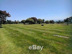 Cypress Lawn Memorial Park 2 cemetary plots in Everett, Washington