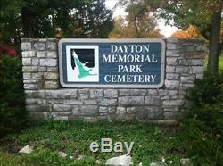Dayton Memorial Park, Dayton, Ohio 6 Grave Lot with Monument Spaces