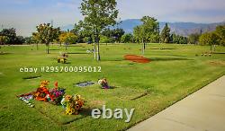 Double Burial Plot Oakdale Memorial Park Cemetery in Los Angeles/Glendora, CA