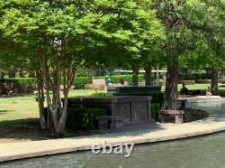 Double waterfront walk-up mausoleum plot, Hillcrest Memorial Park, Dallas