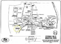 Eternal Hills Memorial Park Oceanside, CA Single Cemetery Plot VALUED @ $8700