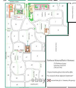 Fairhaven Memorial Park, Cemetary Plot, One Space Double /Lawn AW 364 B