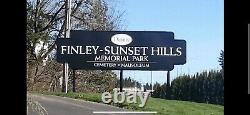 Finley Sunset Hills Memorial Park Oregon Two Side By Side Located On La Cresta