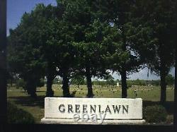 Four (4) Adjacent Cemetery Plats Greenlawn Memorial Park Wilmington, N. C