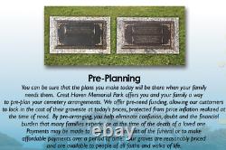 Grave Plot-cresthaven Memorial Park- Clifton Nj-lilly Section