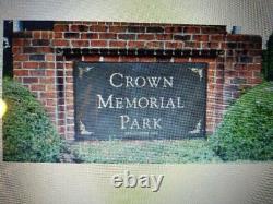 Gravesite Burial Plot Crown Memorial Park, Pineville, NC (Plan #20010810)