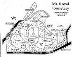 LOT of 2 PLOTS in CRESCENT PART 1 MT ROYAL MEMORIAL PARK CEMETERY GLENSHAW, PA