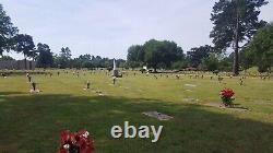 Lakeview Memory Park Longview TX 4 side by side cemetery plots for sale