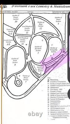 Lorraine Park Cemetery Burial Lot, Companion Garden, Lot 84 (4), A, B, C, & D