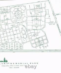 Pinelawn Memorial Park Cemetery Grave Space plot prime loc. Withbronze plaque