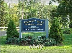 Prime Side-by-Side (2) GRAVE PLOT PAIR Somerset Hills Memorial Park- N. J