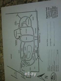 Single Cemetery Plot in Highland Park Cemetery in NE Ft Wayne Price Drop