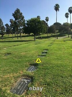 Single burial plot, cemetery plot, rose hills memorial park, California
