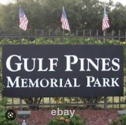 Two Burial Niches in Gulf Pines Memorial Park in Englewood, Florida