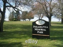 Two Cemetery Mausoleum Crypt Burial Plots Phila Memorial Park Frazer PA VG deal