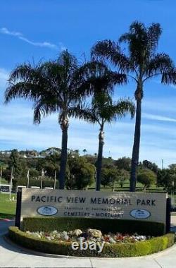 Urn Niche Pacific View Memorial Park Cemetery Plot Newport Beach CA