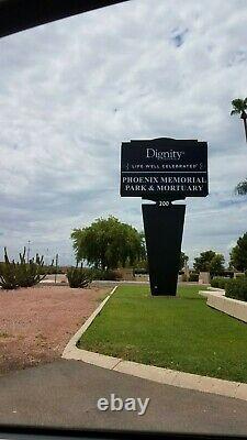 Veterans Garden of Honor double depth burial plots in the Phoenix Memorial Park