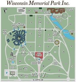 Wisconsin Memorial Park WI PRIME LOCATION Cemetery Grave Plots